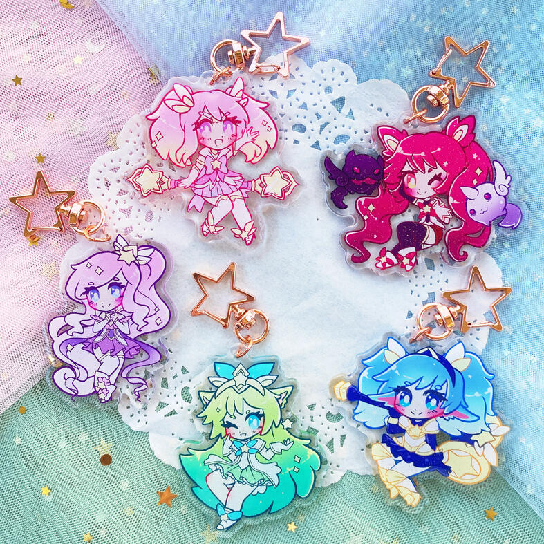Star Guardian Acrylic Keychains (Set 1)