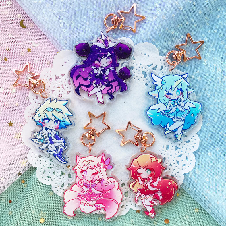 Star Guardian Acrylic Keychains (Set 2)