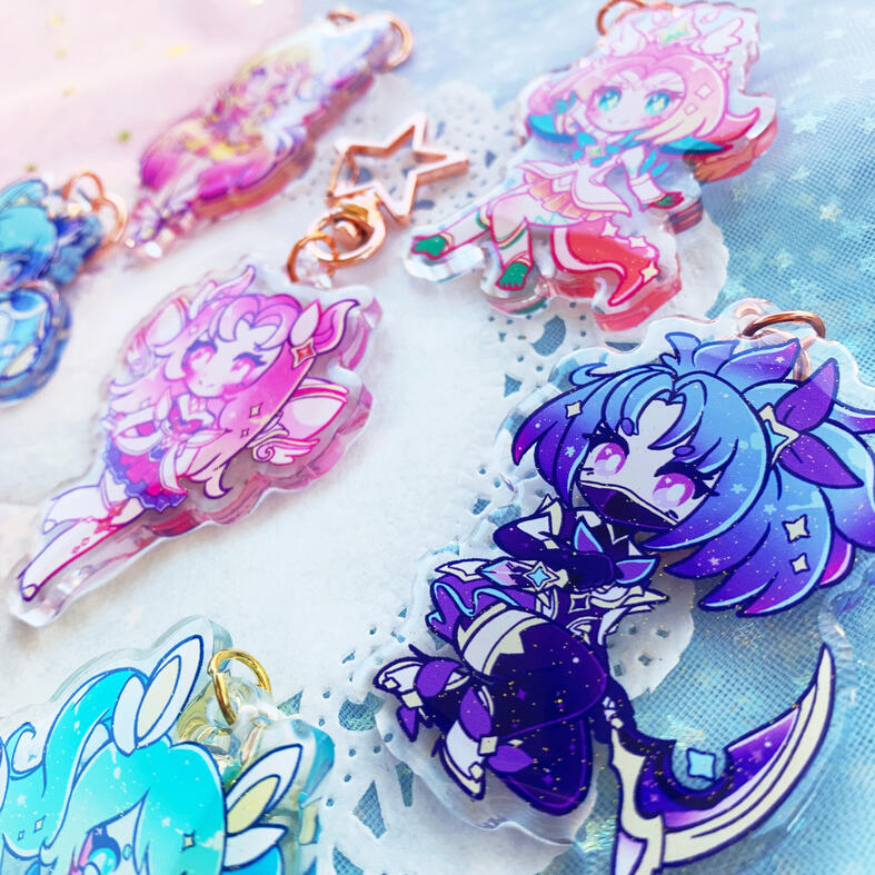 Star Guardian Acrylic Keychains (Set 3)